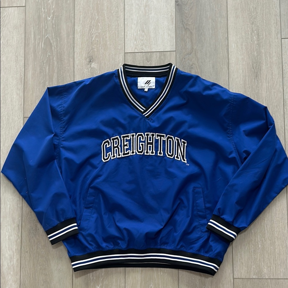 Vintage Creighton Bluejays Windbreaker Pullover